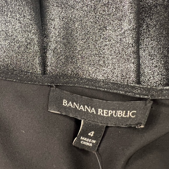 Banana Republic | NWT Ruffled Sleeveless Gray Dress for Women Size 4 Small - Picture 11 of 16